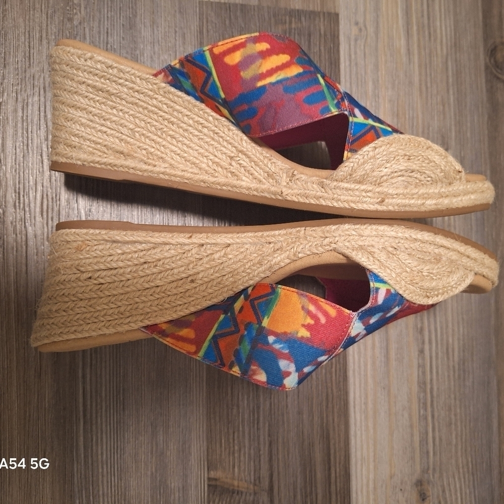 Impo Women's Colorful Wedge Sandals - Picture 5 of 6